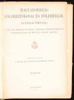 Magyarország földbirtokosai és földbérlői. Gazdacímtár. A 100 kat holdas és ennél nagyobb földbírtokok az 1935. évi adatok alapján. Bp., 1937. KSH. Sérült gerincű egészvászon kötésben