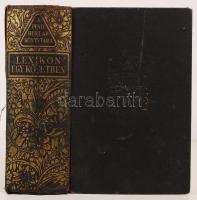 A Pesti Hírlap lexikona. A mindennapi élet és az összes ismeretek kézikönyve egy kötetben, A-Z, rengeteg képpel és színes térképekkel. Bp., 1937, Pesti Hírlap. Aranyozott kiadói vászonkötésben. A  gerincen szakadással