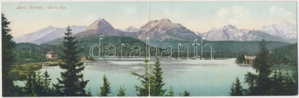 Tátra, Csorba-tó, kiadja Cattarino S. panoramacard
