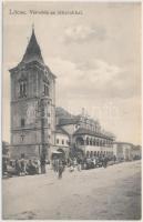 Lőcse, Városháza, árkádok, Feitzinger Ede No. 951. / town hall, arcades