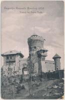 1906 Bucharest, Exhibition, Turnul lui Tepes Voda / Carol Park, tower (EK)