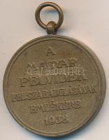 1938. "Felvidéki Emlékérem - II. Rákóczi Ferenc" Br emlékérem szalag nélkül T:2 Hungary 1938. "Commemorative Medal for the Liberation of Upper Hungary" bronse medal without original ribbon C:XF