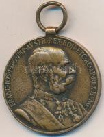 1898. "Jubileumi Emlékérem Fegyveres Erő Számára / Signum memoriae (AVSTR)" Br érem mellsz...