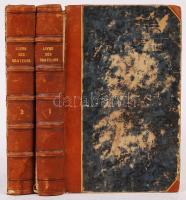 L.M.La HAYE de Cormenin, Timon: Livre des orateurs. I.-II. Paris, 1847. Pagnerre, Korabeli, szétvált félbőr kötésben / in damaged half leather binding