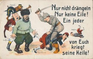 WWI German military propaganda, humour (EK)