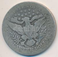 Amerikai Egyesült Államok 1902O 1/4$ Ag "Barber" T:3 USA 1902O Quarter Dollar Ag "Barber" C:F