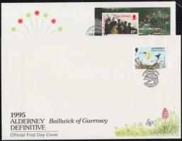 5 diff. FDC, 5 klf FDC