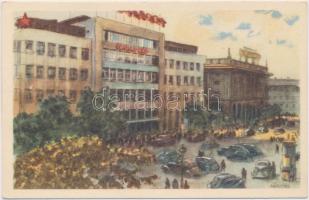 Budapest - 11 db városképes lap, pinx. Zádor István, Képzőművészeti Alap kiadása