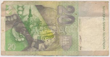 Vegyes szlovák bankjegy és fémpénz tétel T:vegyes
Mixed Slovak banknote and coins C:mixed