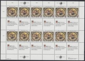 Human rights minisheet set Emberi jogok kisívsor