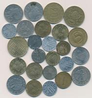Vegyes osztrák bankjegy és fémpénz tétel T:vegyes
Mixed Austrian banknotes and coins C:mixed