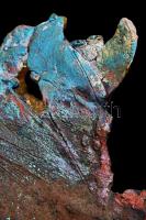 Kun Éva (1948-): Álmodozó. Raku kerámia, kézzel festett, jelzett, hibátlan, m:67 cm