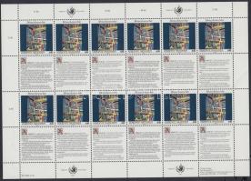 Emberi jogok kisívsor Human rights minisheet set