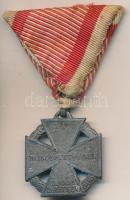 1916. "Károly-Csapatkereszt" cink kitüntetés mellszalaggal T:2-
Hungary 1916. "Karl T...