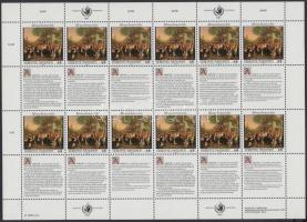 Human rights minisheet set Emberi jogok kisívsor