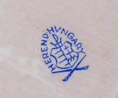 Herendi korsót vivő félakt, kézzel festett, jelzett, hibátlan, m:38 cm