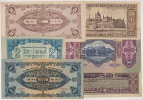 50db vegyes bankjegy a pengő időszakból T:vegyes