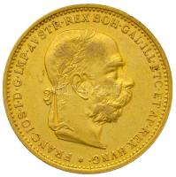 Ausztria 1895. 20K Au "Ferenc József" (6,74g/0.900) T:2 Austria 1895. 20 Corona Au "Franz Joseph I" (6,74g/0.900) C:XF Krause KM# 2806