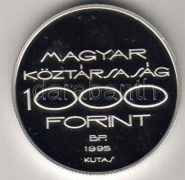 1995. 1000Ft Ag "XXVI. Nyári olimpia II-Atlanta" T:PP Eredeti díszdobozban, tanúsítvánnyal...