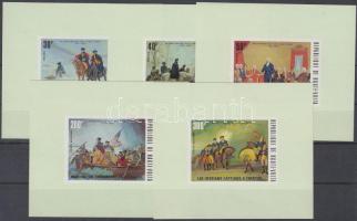 Bicentenary of independece of USA set + stamps in block form + block 200 éve független az Amerikai E...