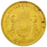 1894KB 10K Au "Ferenc József" (3.33g/0.900) T:2
Hungary 1894. 10 Korona Au "Franz Jos...