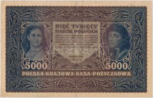 Lengyelország 1919. 1000M (2x) + 1920. 5000M T:III,III-
Poland 1919. 1000 Marek (2x) + 1920. 5000 Ma...