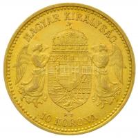 1894KB 10K Au "Ferenc József" (3.35g/0.900) T:2
Hungary 1894. 10 Korona Au "Franz Jos...