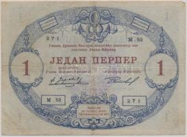 Montenegró 1914. 1P T:III
Montenegro 1914. 1 Perper C:F