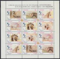 ESPANA nemzetközi bélyegkiállítás teljes ív, ESPANA International stamp exhibition full sheet