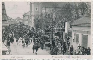Alsólendva, entry of the Hungarian troops, photo
