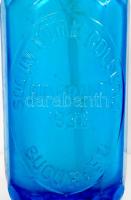 1933 Bukaresti szódás üveg, jelzett, hibátlan, m:31 cm