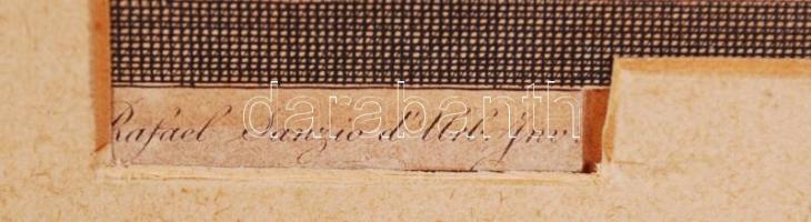 cca 1800 Louis Francois Mariage Raffaello után: "Ora Quinta di Giorno". Rézmetszet, dúcon ...