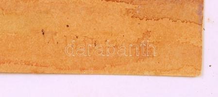 Olvashatatlan jelzéssel: Utca részlet. Akvarell, papír, üvegezett keretben, 32×24 cm