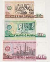 NDK 1971. 10M + 50M + 1975. 20M T:I,I-
GDR 1971. 10 Mark + 50 Mark + 1975. 20 Mark C:UNC,AU