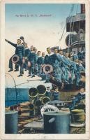 A Budapest hadihajó fedélzetén / An Bord SMS Budapest