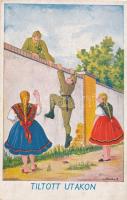 Tiltott utakon / Hungarian soldiers, humour, folklore s: Kluka J.
