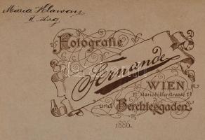 cca 1890 Wimbach Klamm vízesés keményhátú fotó / Photo 11x16 cm