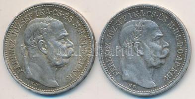 1914-1916. 1K Ag "Ferenc József" (2x) T:2-