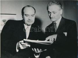 1942 Alexander de Sved operaénekes 3 db fotó / 3 photos 18x24 cm