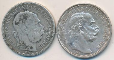 1893-1915. 1K Ag "Ferenc József" (2x) T:2,3