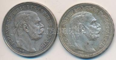 1912-1914. 1K Ag "Ferenc József" (2x) T:2,2-