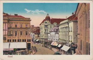 Arad, Atzél Péter utca, Bohus palota / street