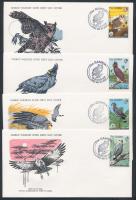 WWF: Abuko nature reserve. Birds set on FDC, WWF: Abuko Természetvédelmi terület; Madarak sor FDC