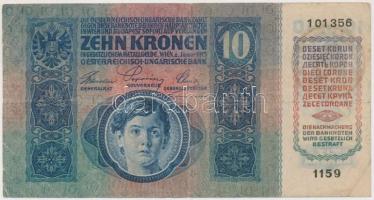 1915. 10K román körbélyegzővel T:III