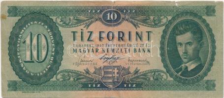 1947. 10Ft T:III,III- (kis szakadások)