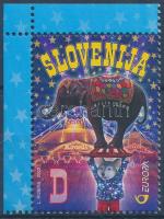 2002 Europa CEPT cirkusz ívsarki bélyeg Mi 403