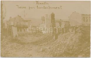 Bitola, Monastir; Ruine par Bombardement / after bombing, photo