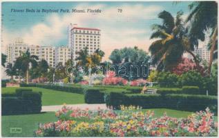Miami, Bayfront Park, Flower beds