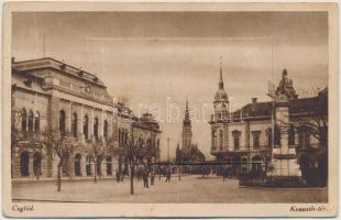 Cegléd, Kossuth tér, leporellocard (fa)