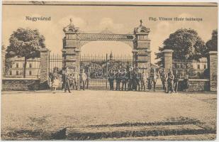 Nagyvárad, Főherceg Vilmos tüzér laktanya / artillery barracks